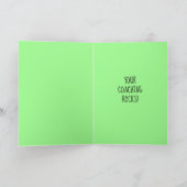 野球コーチ評価カード，サンキューカード 案内状 (内部)