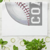 野球コーチ キッチンタオル (折り畳み)