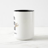 野球コーチ コーヒーマグ、野球コーチへのギフト マグカップ (中央)