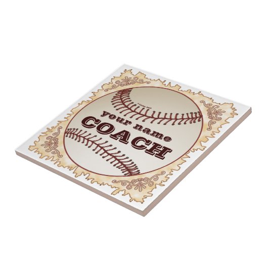 野球コーチ タイル (側面)