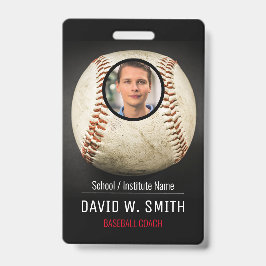 野球コーチ バッジ