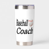 野球コーチ 保温保冷タンブラー (正面)