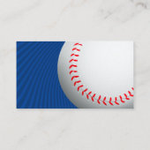 野球コーチ |深い青 名刺 (裏面)