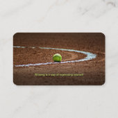 野球コーチ |野球場 名刺 (裏面)