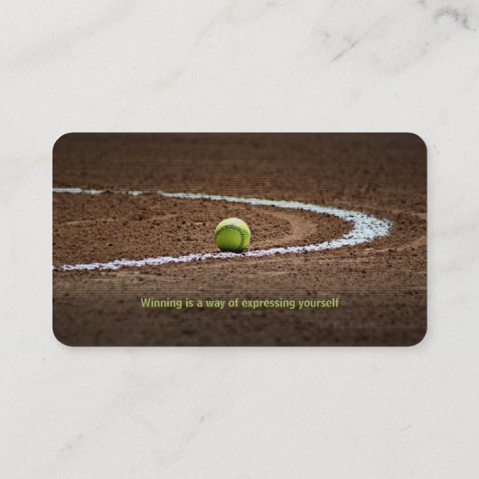 野球コーチ |野球場 名刺 (裏面)