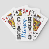 野球コー感謝していチの贈り物 – 打ち上げ！ トランプ (裏面)