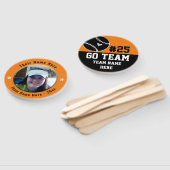 野球ゴーチームスピリットワンフォトオレンジ ハンドファン (組立なし)