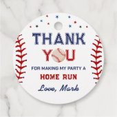 野球サンキューユー誕生日 フェイバータグ (裏面)