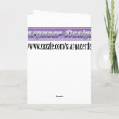 野球サンタクリスマスグリーティングカード シーズンカード (裏面)