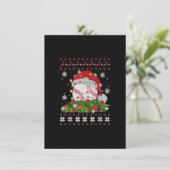 野球サンタハットトナカイ野球選手の醜いC 招待状 (スタンド正面)