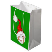野球サンタ ミディアムペーパーバッグ (正面アングル)