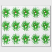 野球サンタ ラッピングペーパー (フラット)