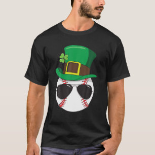 野球サンパッツクスデイボールシャームロックキャッチャー Tシャツ