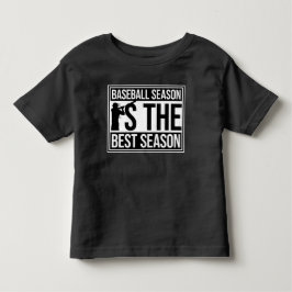 野球シーズンは最高の季節 野球ファン スポーツ ゲーム トドラーTシャツ