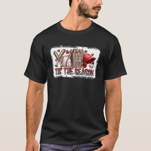 野球シーズン到来!野球観戦スポーツファン Tシャツ (正面)