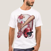 野球シーズン メンズTシャツ Tシャツ (正面)