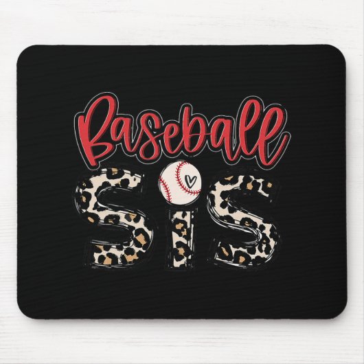 野球シーズヴィンテージスポーツ恋人シスターマザーズDa マウスパッド (正面)
