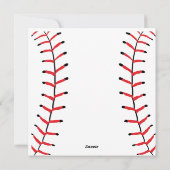 野球シームスポーツスタイルテーマ シーズンカード (裏面)