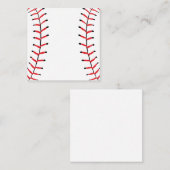 野球シームスポーツスタイル野球テーマ エンクロージャーカード (正面/裏面)