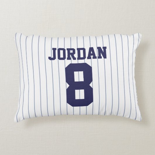 野球ジャージー名前をカスタムするとナンバーズ アクセントクッション (正面)