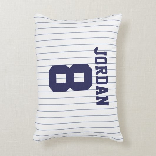 野球ジャージー名前をカスタムするとナンバーズ アクセントクッション (正面(垂直))