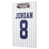 野球ジャージー名前をカスタムするとナンバーズ クリップボード (左)