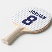 野球ジャージー名前をカスタムするとナンバーズ 卓球ラケット (正面アングル)