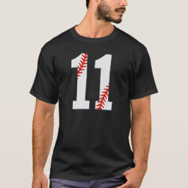 野球ジャージ番号11 Tシャツ