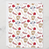 野球スクラップブックペーパー (裏面)