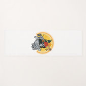 野球スケルトンハロウィーン野球ハロウィン ヨガマット (正面(横))