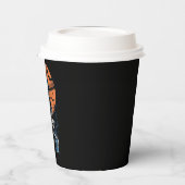 野球スケルトンハロウィーン野球ハロウィン 紙コップ (左)