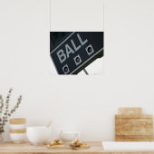 野球スコアボード2 ポスター (キッチン)