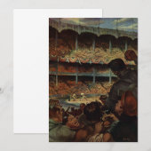 野球スタジアムのヴィンテージスポーツファン (正面/裏面)