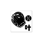 野球スタンプ ラバースタンプ (インプリント)