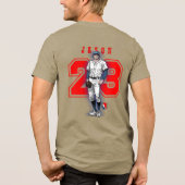 野球スターズ&ストライプス | メンズ トライブレンドTシャツ (裏面)