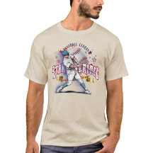 野球スターズ&ストライプス | 大人Tシャツ
