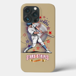 野球スターズ&ストライプス iPhone 13 PROケース