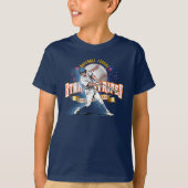野球スターズ&ストライプス (D.モード) | キッズ Tシャツ (正面)