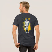 野球スターズ&ストライプス(D.モード)|メンズ トライブレンドTシャツ (フル背面)