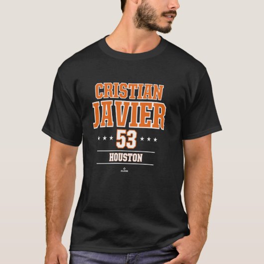 野球スター クリスチャン・ハビエル ヒューストン MLBPA Tシャツ (正面)