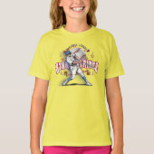 野球スター＆ストライプス キッズ Tシャツ (正面)