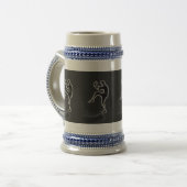 野球ステインはどうしてもビールを、祝いますそれを飲みません ビールジョッキ (正面左)