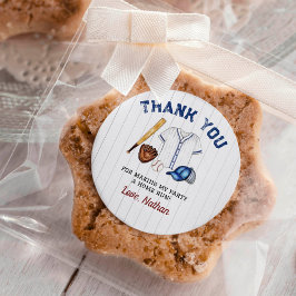 野球ステッカーラベル誕生日パーティー ラウンドシール