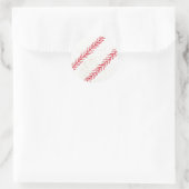 野球ステッチシール ラウンドシール (バッグ)