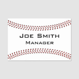 野球ステッチデザイン名タグ 名札