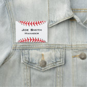 野球ステッチデザイン名タグ 名札 (インサイチュ)