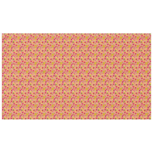 野球ストライプの球場ホットドッグズバーガーズパターン テーブルクロス (正面(横))