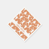 野球スポーツの打者のピッチャーがパーソナライズ スタンダードカクテルナプキン (角)