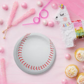 野球スポーツをテーマにした ペーパープレート (パーティー)