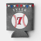 野球スポーツシャルボードバースデーパーティー 缶クーラー (正面)